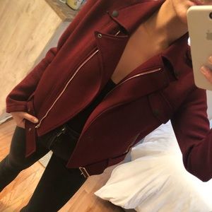 Polyester Moto Jacket from Akira